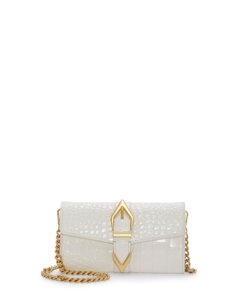 Bolsa de Mano Vince Camuto Marza Wallet On A Chain Mujer Creme Blancas | 758-DBPLJR