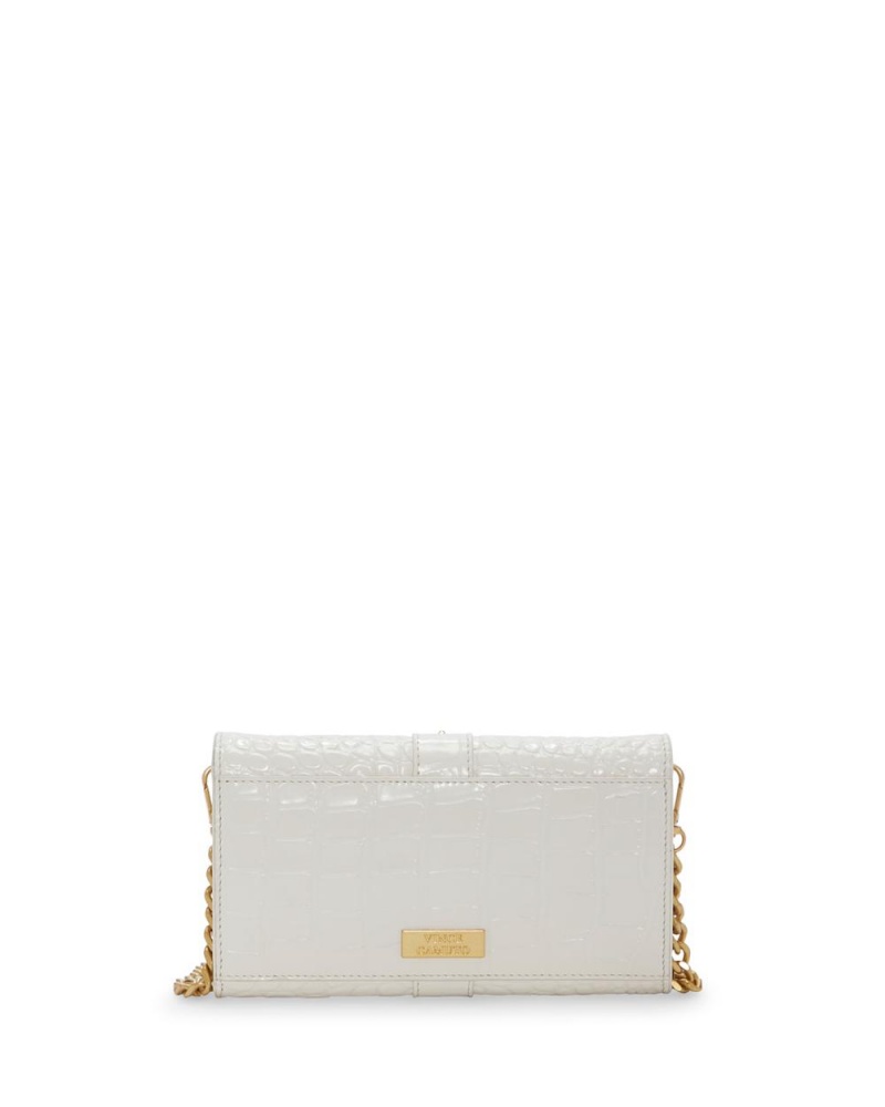 Bolsa de Mano Vince Camuto Marza Wallet On A Chain Mujer Creme Blancas | 758-DBPLJR