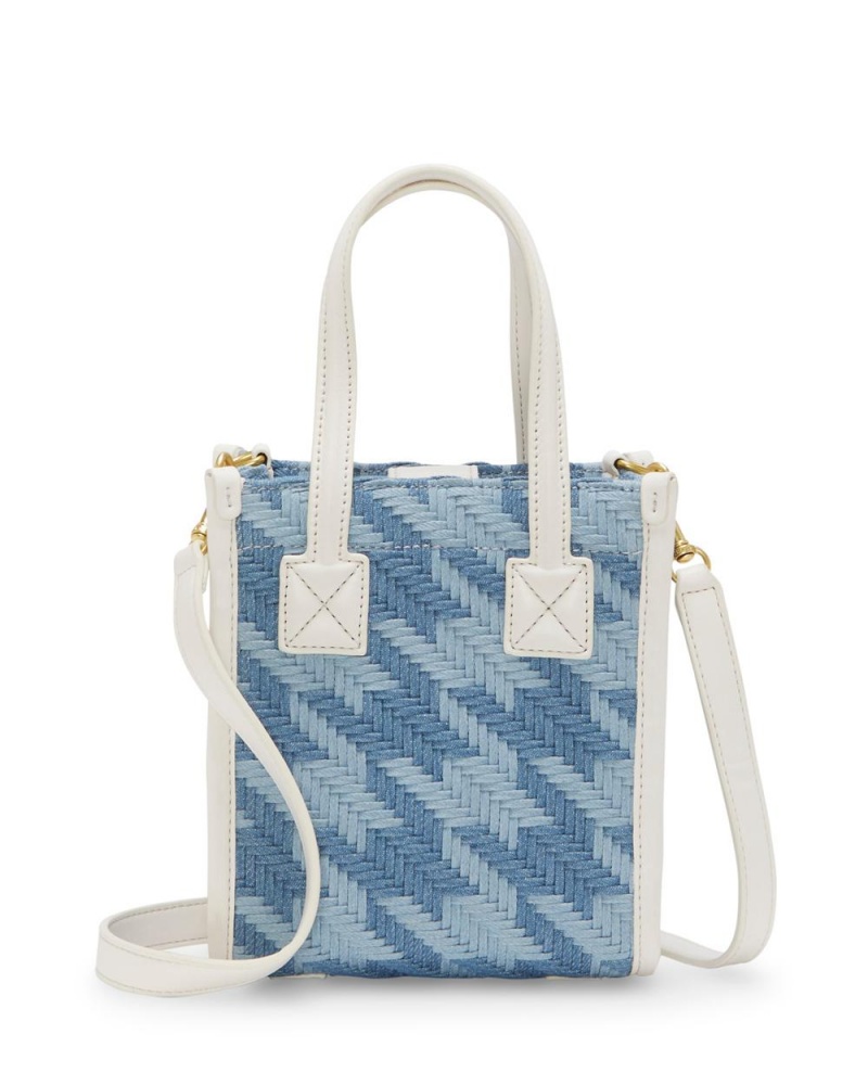 Bolsa de Mano Vince Camuto Saly Small Shopper Mujer Azules | 320-UQFDZP