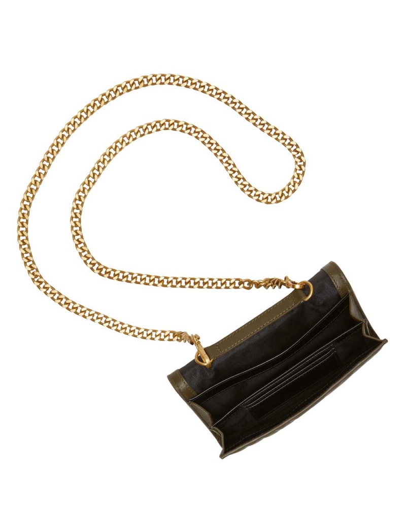 Bolsa de Mano Vince Camuto Theon Wallet On A Chain Mujer Marrones | 047-DVYJLE