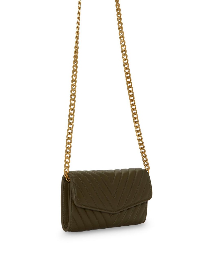 Bolsa de Mano Vince Camuto Theon Wallet On A Chain Mujer Marrones | 047-DVYJLE