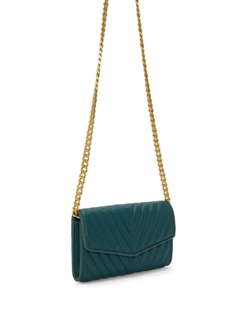 Bolsa de Mano Vince Camuto Theon Wallet On A Chain Mujer Verde | 527-BCAIEV