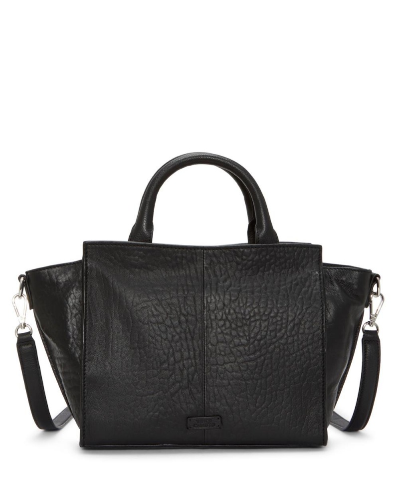 Bolsa de Mano Vince Camuto Wayhn Satchel Mujer Negras | 495-TAMDBW