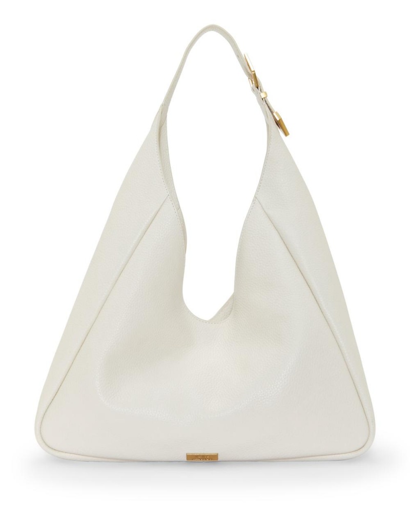 Bolso Hobo Vince Camuto Marza Mujer Creme Blancas | 409-IXPYLQ