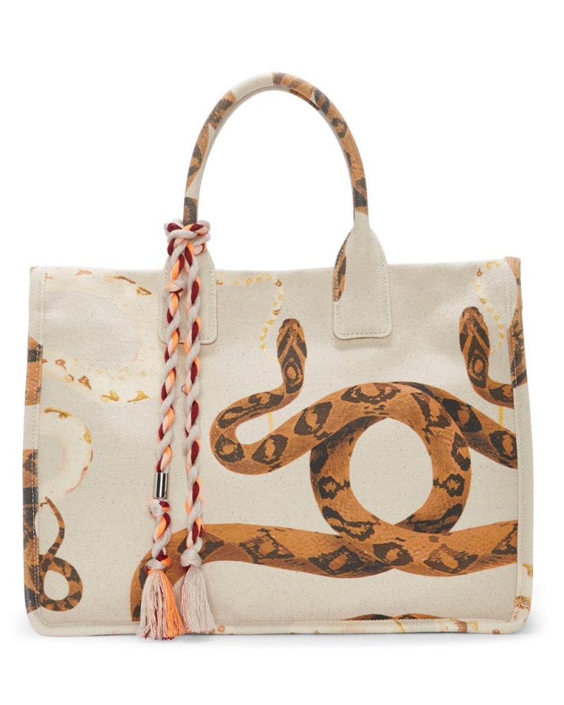 Bolso Tote Vince Camuto Orla Mujer Kaki Serpent | 041-EHTYBW