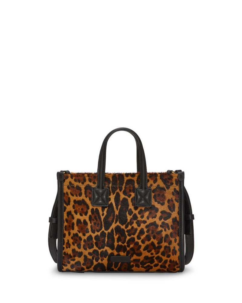 Bolso Tote Vince Camuto Saly Small Mujer Leopardo | 153-BNJGFK