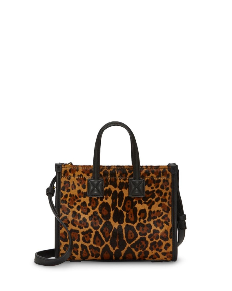 Bolso Tote Vince Camuto Saly Small Mujer Leopardo | 153-BNJGFK