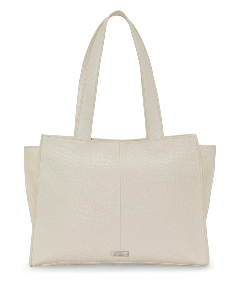 Bolso Tote Vince Camuto Wayhn Mujer Creme Blancas | 192-EYCKUV