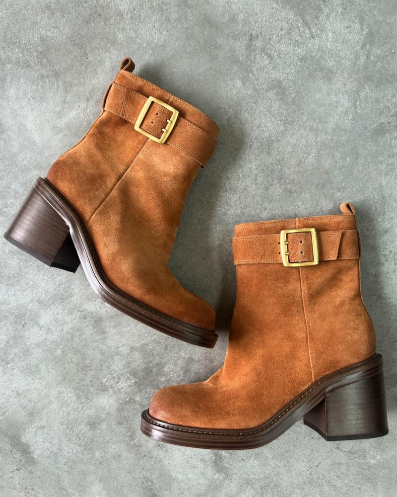 Booties Vince Camuto Bembonie Mujer Marrones | 207-URNFYG