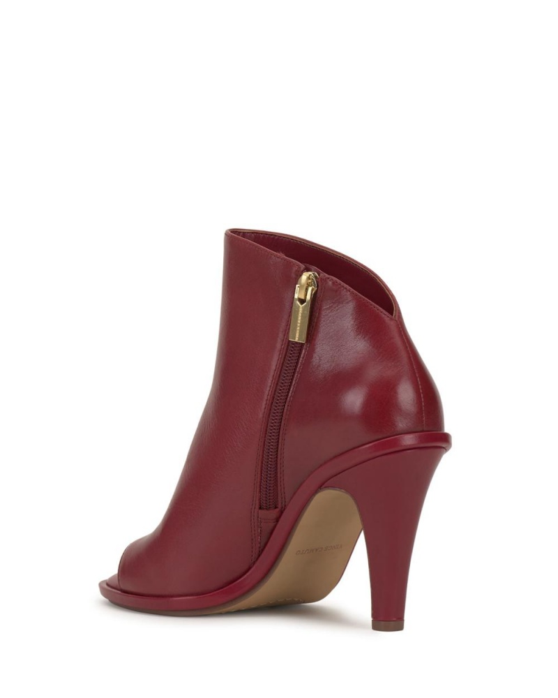 Booties Vince Camuto Finndaya Peep-Toe Mujer Rojas | 270-ZOBVLE