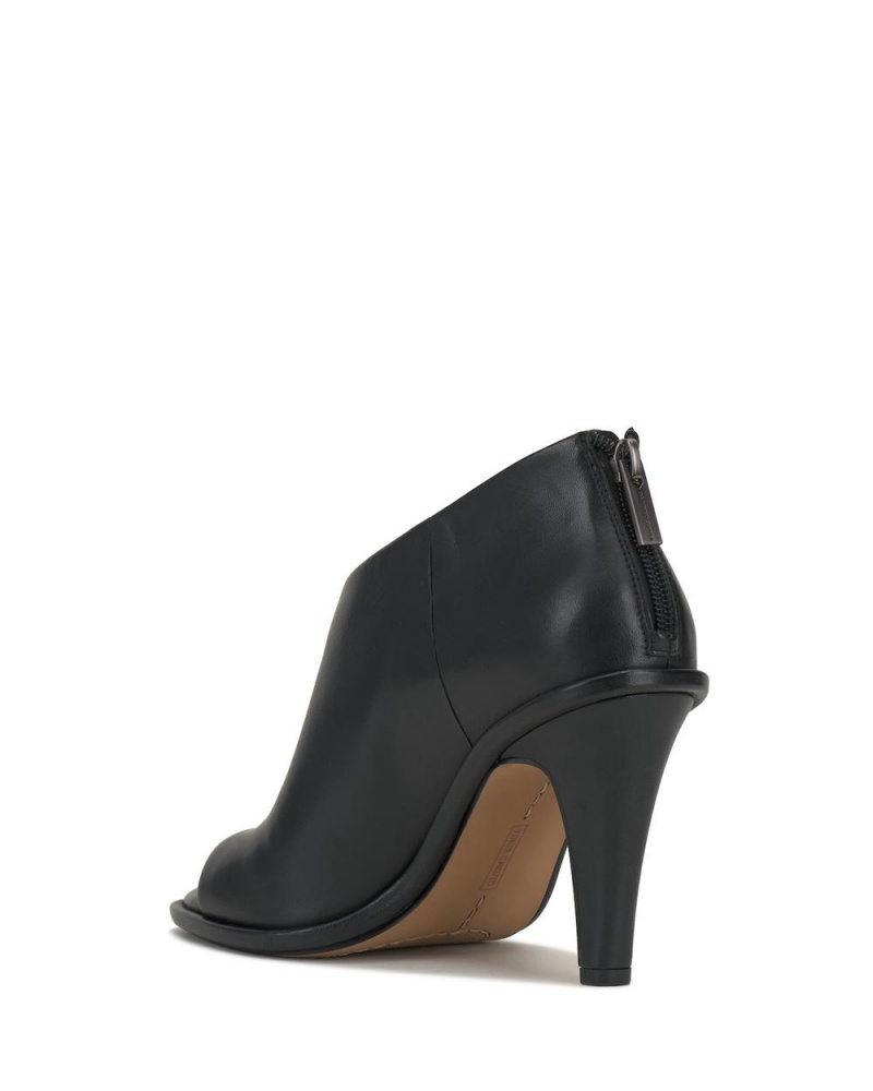 Booties Vince Camuto Frisnell Peep-Toe Mujer Negras | 820-HDOGLK