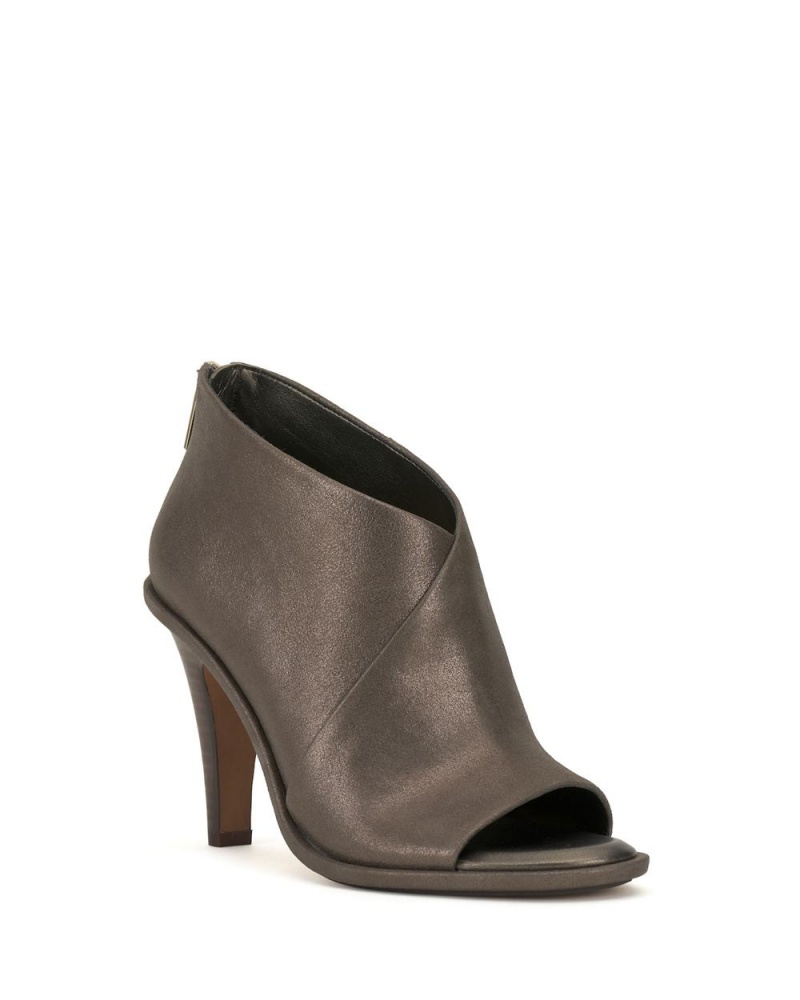 Booties Vince Camuto Frisnell Peep-Toe Mujer Marrones | 473-HRWBQZ