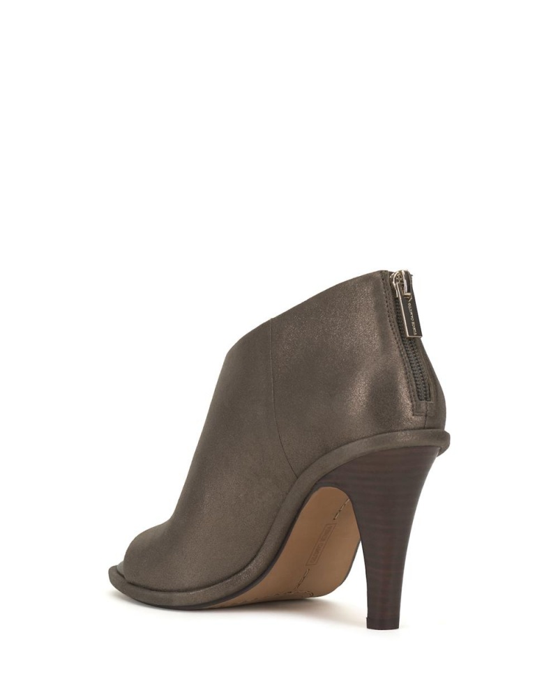 Booties Vince Camuto Frisnell Peep-Toe Mujer Marrones | 473-HRWBQZ