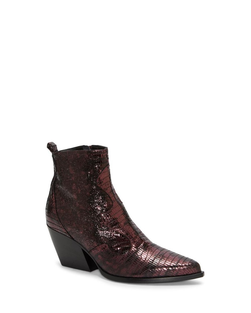 Booties Vince Camuto Leonah Mujer Burdeos | 107-KYMWIX