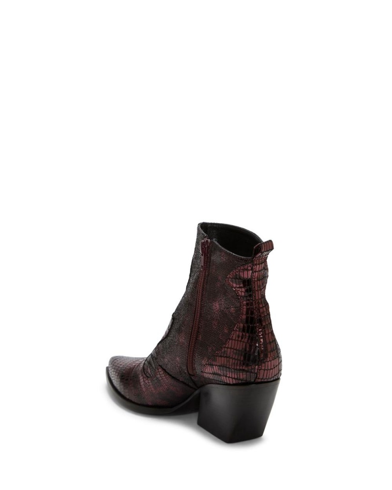 Booties Vince Camuto Leonah Mujer Burdeos | 107-KYMWIX