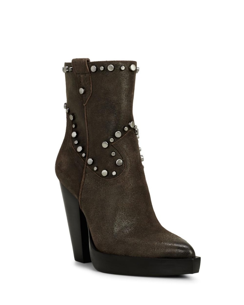 Booties Vince Camuto Nanikshie Mujer Marrones | 029-OSFAIU