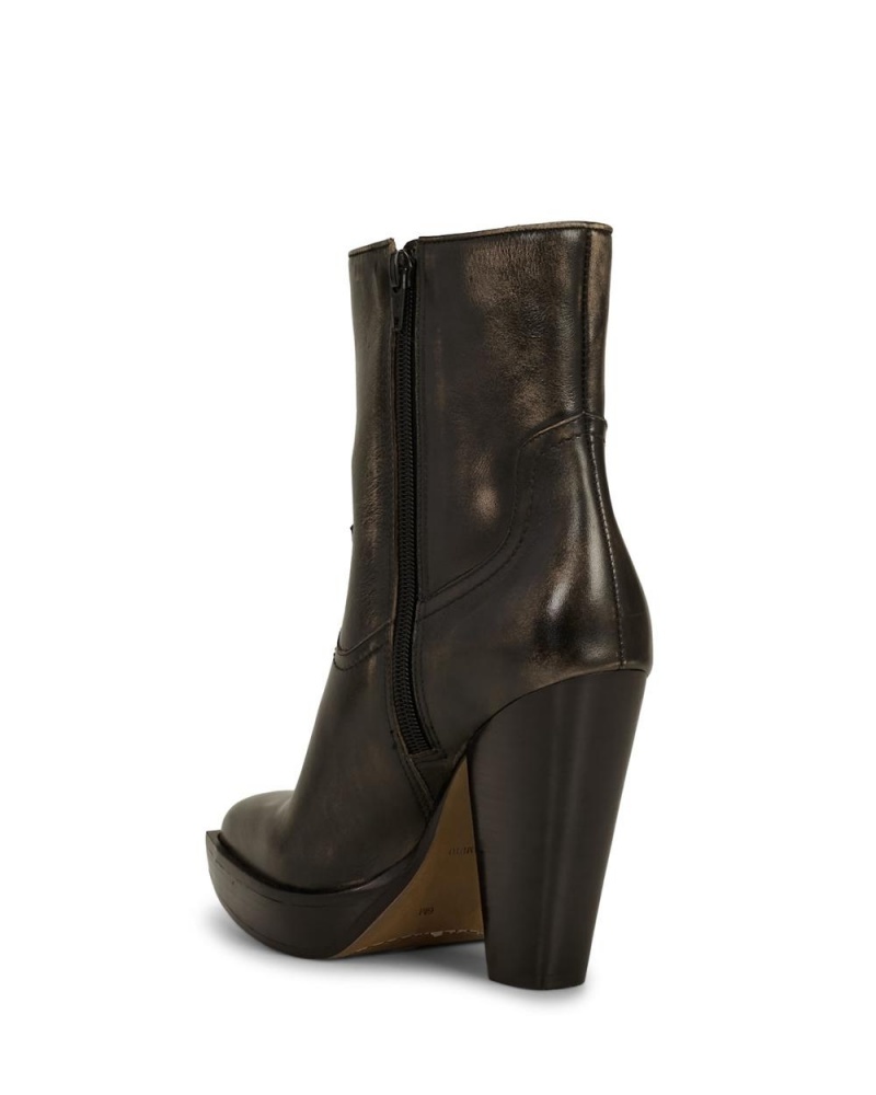 Booties Vince Camuto Ninkisha Platform Mujer Negras | 643-NIOCMQ