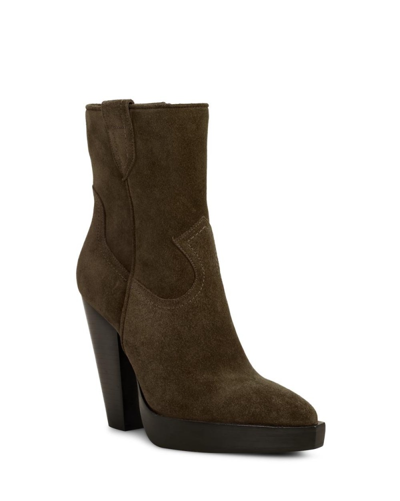 Booties Vince Camuto Ninkisha Platform Mujer Blancas | 516-BMAYRN