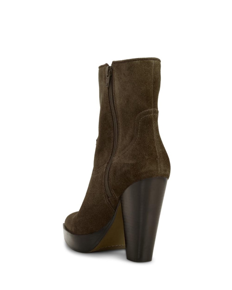 Booties Vince Camuto Ninkisha Platform Mujer Blancas | 516-BMAYRN