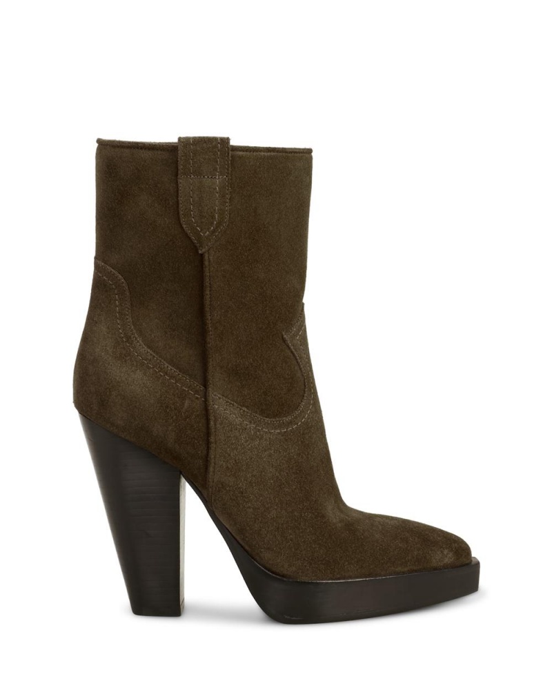 Booties Vince Camuto Ninkisha Platform Mujer Blancas | 516-BMAYRN