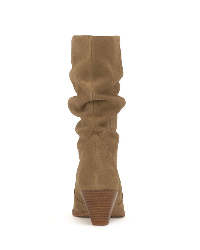 Booties Vince Camuto Sensenny Mujer New Tortilla Suede | 529-NTLVZI