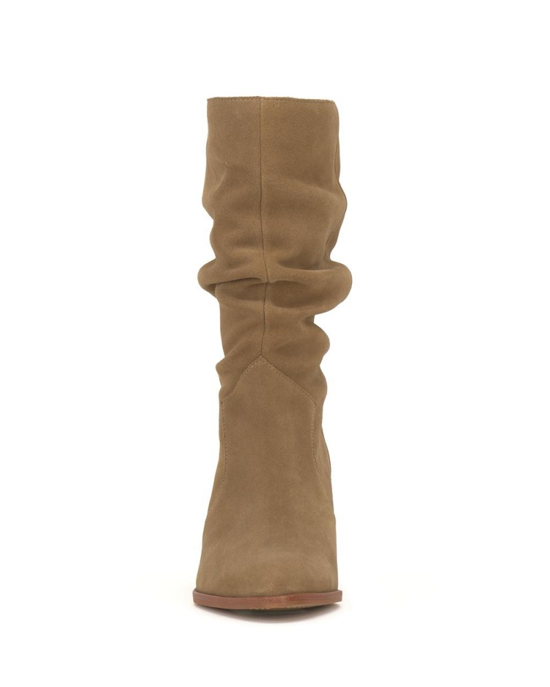 Booties Vince Camuto Sensenny Mujer New Tortilla Suede | 529-NTLVZI