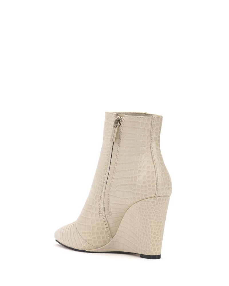 Booties Vince Camuto Teeray Wedge Mujer Kaki | 846-CLDAEM