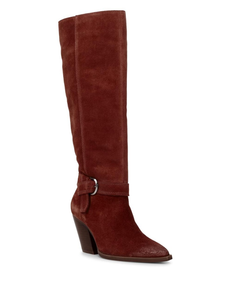 Botas Altas Vince Camuto Grathlyn Wide-Calf Mujer Burdeos | 176-PCEYKV