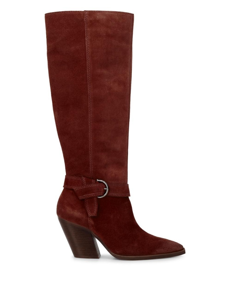 Botas Altas Vince Camuto Grathlyn Wide-Calf Mujer Burdeos | 176-PCEYKV