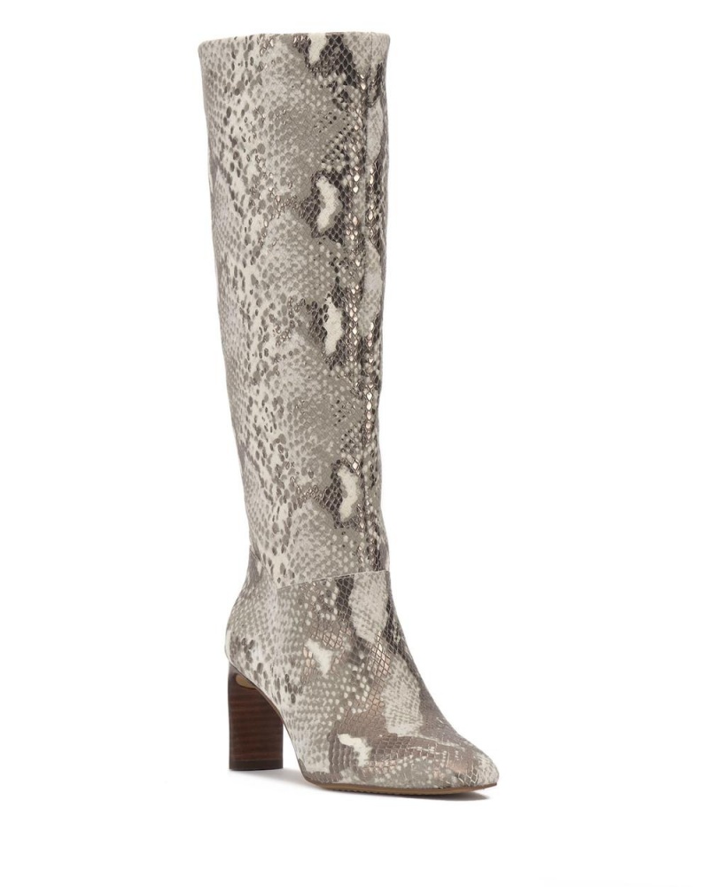 Botas Altas Vince Camuto Hersha Wide-Calf Mujer Gris Serpent | 912-OKLVNE