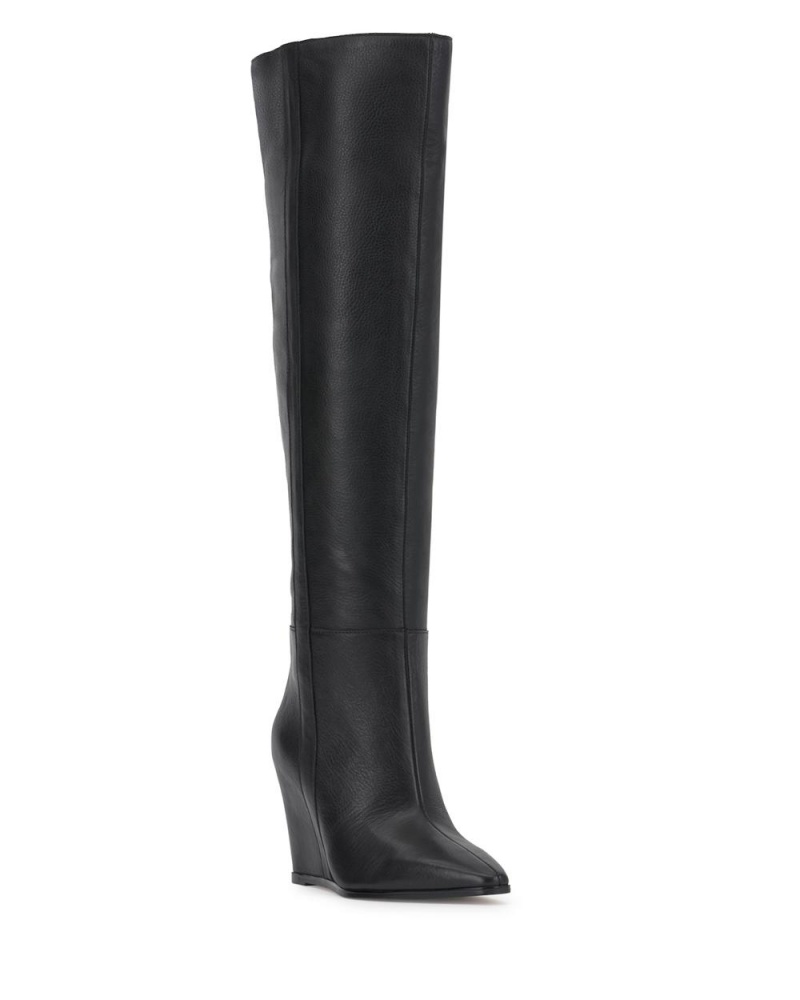 Botas Altas Vince Camuto Tiasie Wide-Calf Mujer Negras | 491-WISCHJ