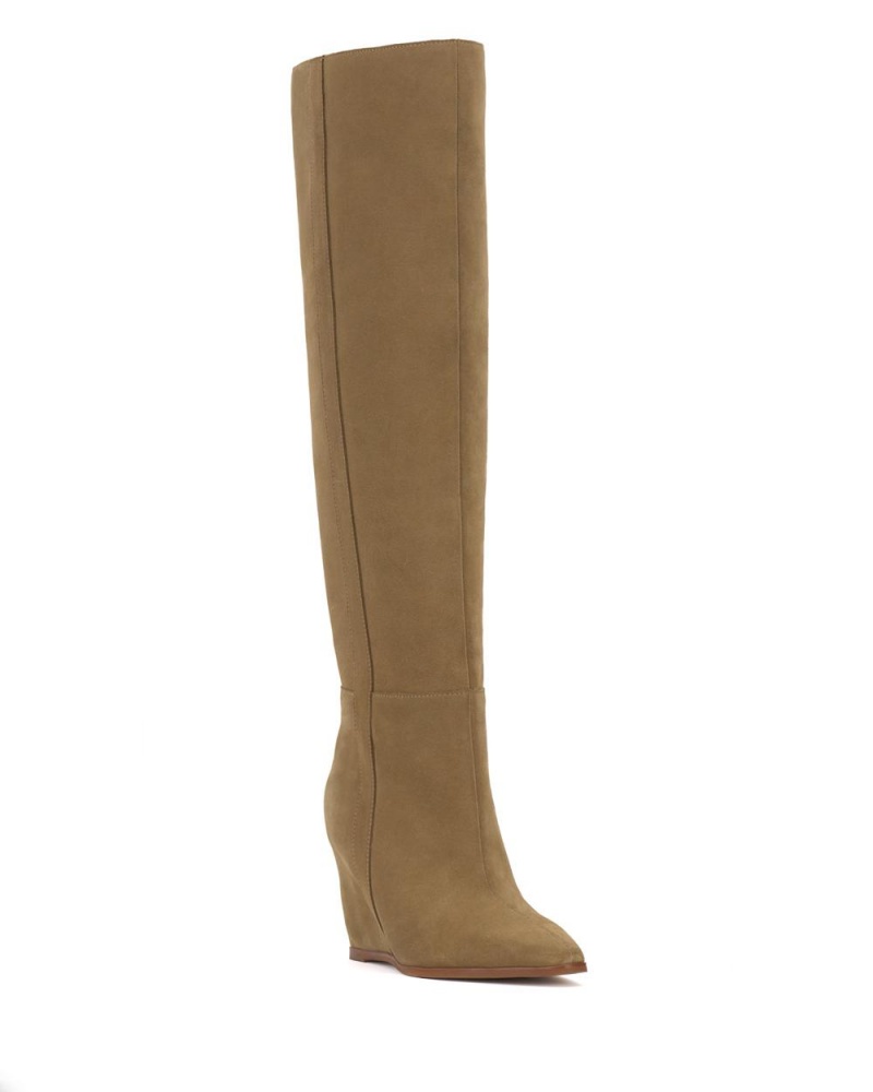 Botas Altas Vince Camuto Tiasie Wide-Calf Mujer Marrones | 063-MAEWKX