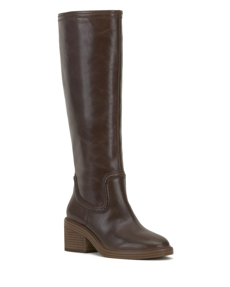 Botas Altas Vince Camuto Vuliann Extra Wide-Calf Mujer Marrones | 609-JDNLHZ