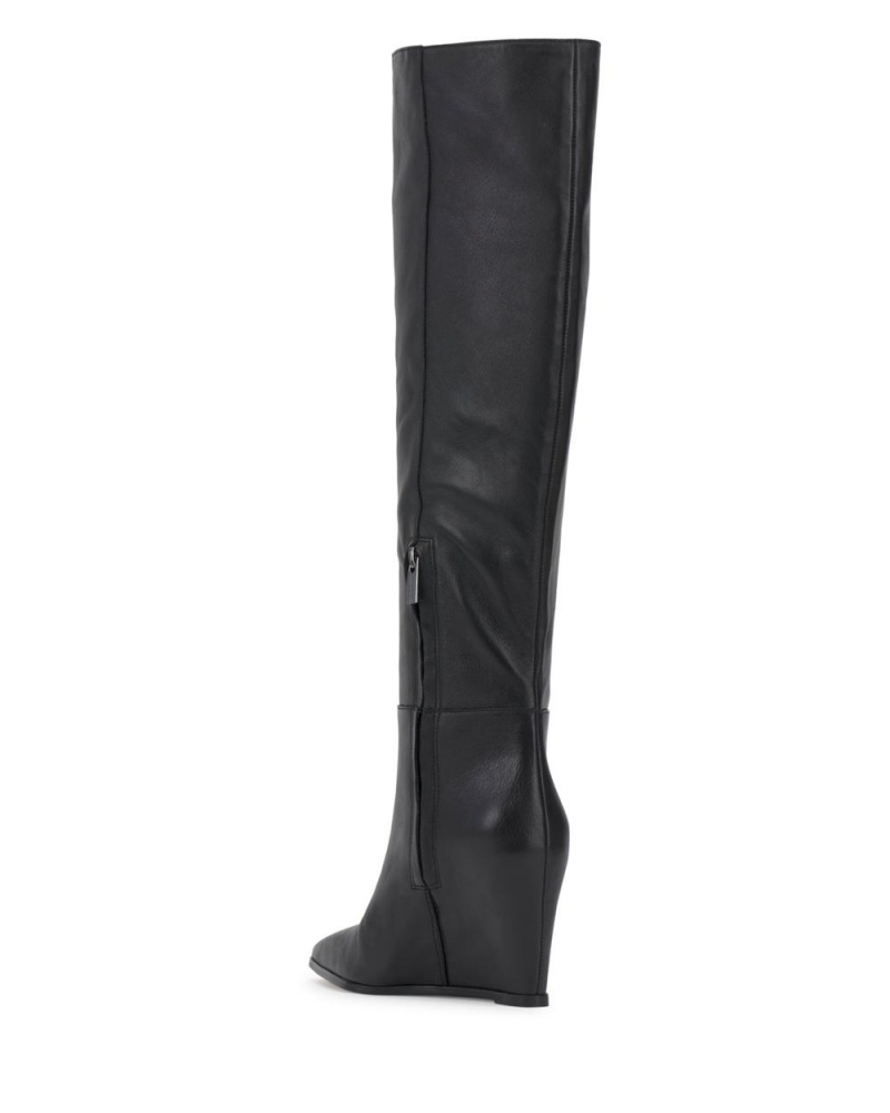 Botas Cuña Vince Camuto Tiasie Mujer Negras | 105-GEAZWD