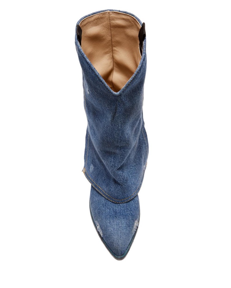 Botas Cuero Vince Camuto Franns Mujer Azules | 836-QODYUS