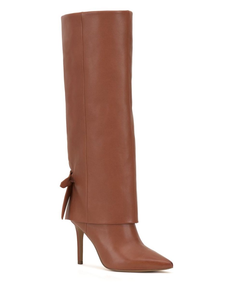 Botas Cuero Vince Camuto Kammitie Mujer Marrones | 736-BDRWGY