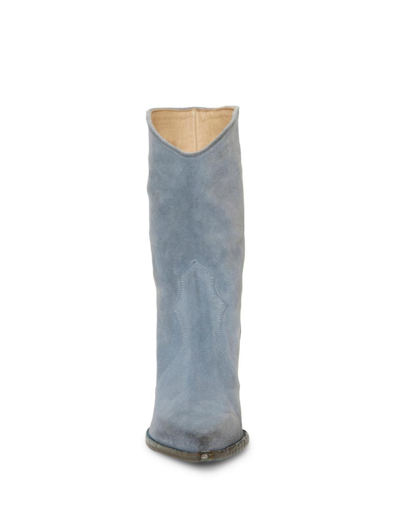 Botas Cuero Vince Camuto Pattia Mujer Azules | 568-IPUFJR