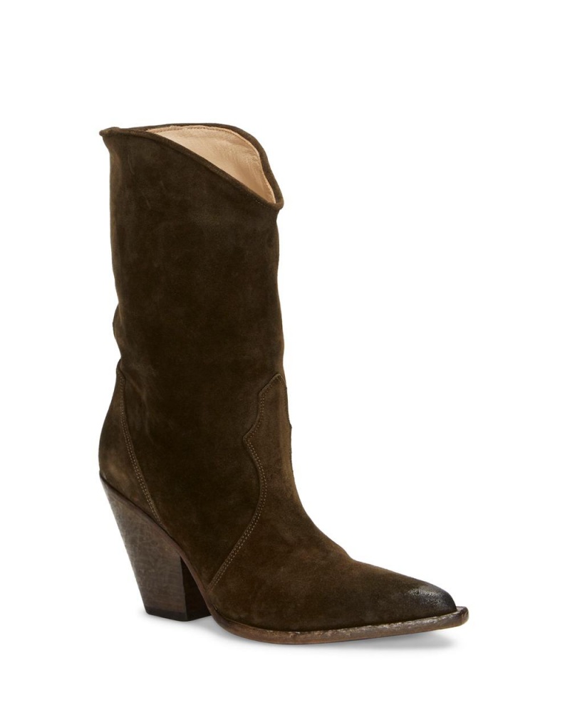 Botas Cuero Vince Camuto Pattia Mujer Marrones | 802-OTABRH