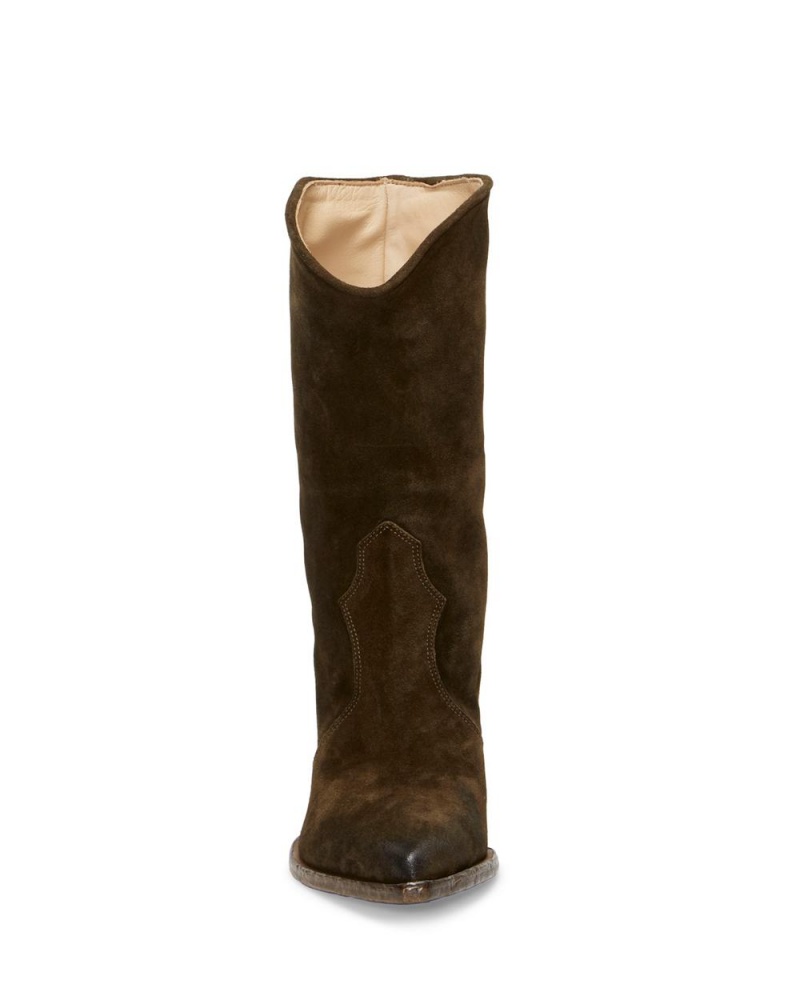 Botas Cuero Vince Camuto Pattia Mujer Marrones | 802-OTABRH