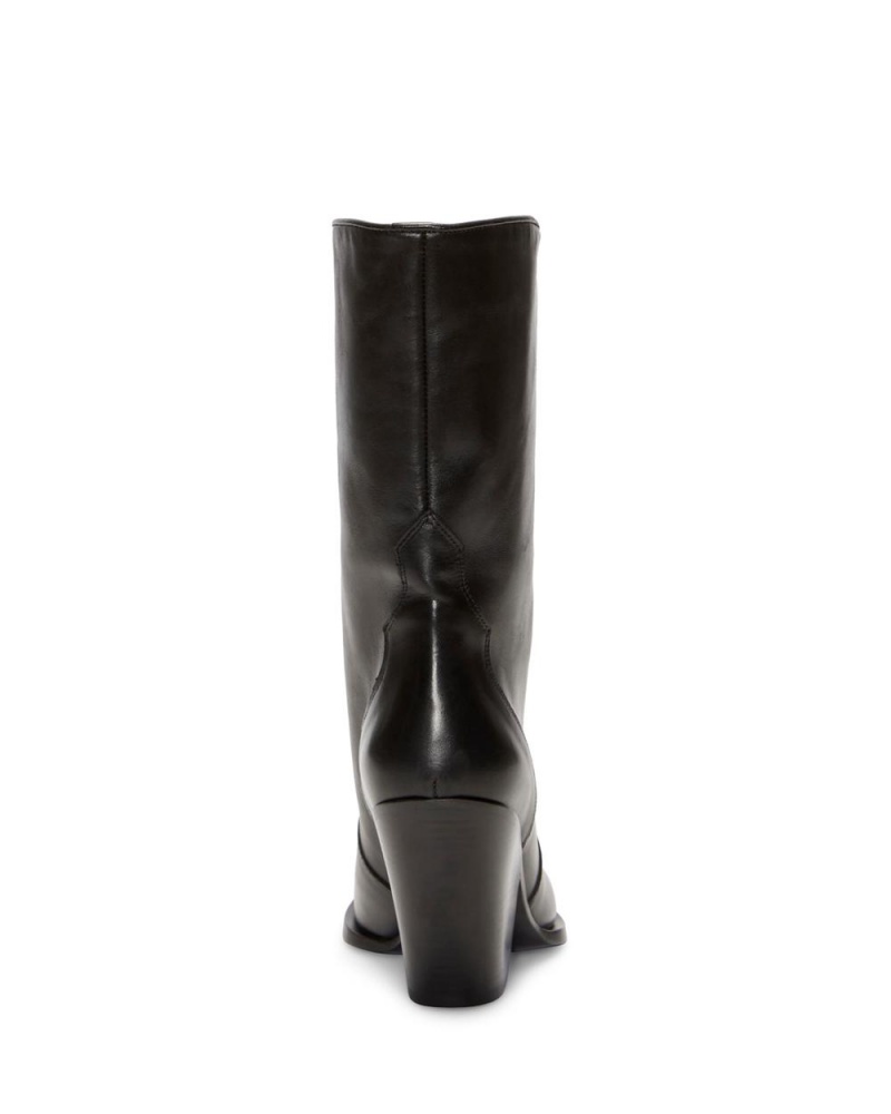 Botas Cuero Vince Camuto Pattia Mujer Negras | 521-KNXPDZ