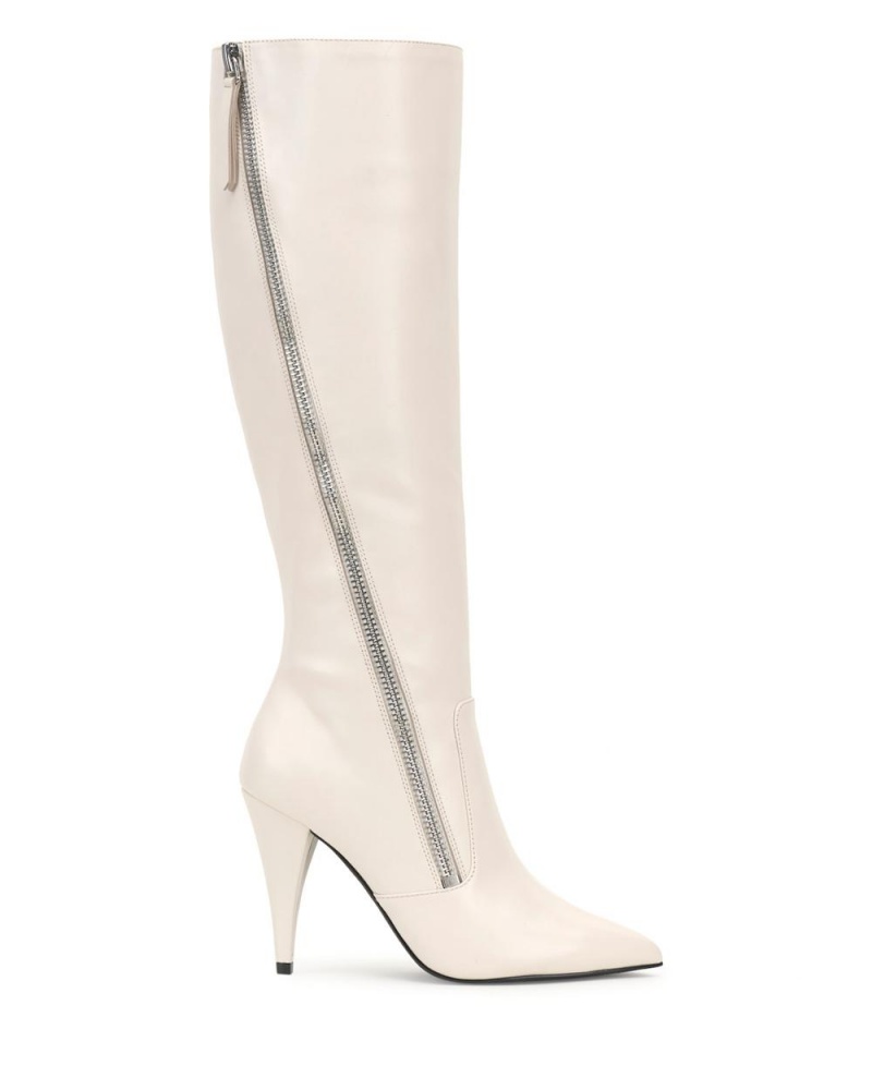 Botas Hasta La Rodilla Vince Camuto Alessa Mujer Creme Blancas | 536-REHJMO