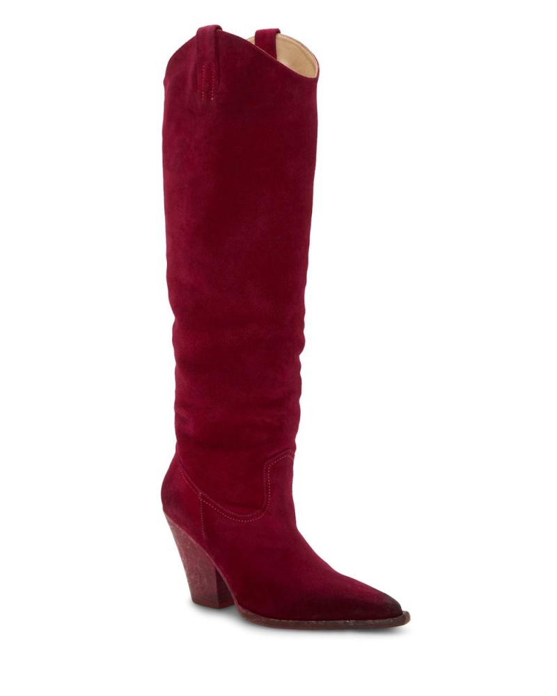 Botas Hasta La Rodilla Vince Camuto Jessikah Wide-Calf Mujer Burdeos | 508-YQLJPF