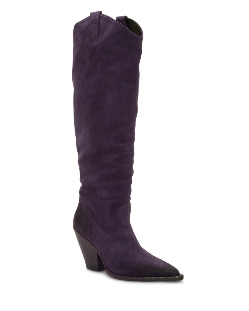 Botas Hasta La Rodilla Vince Camuto Jessikah Wide-Calf Mujer Moradas | 381-MWEOVC