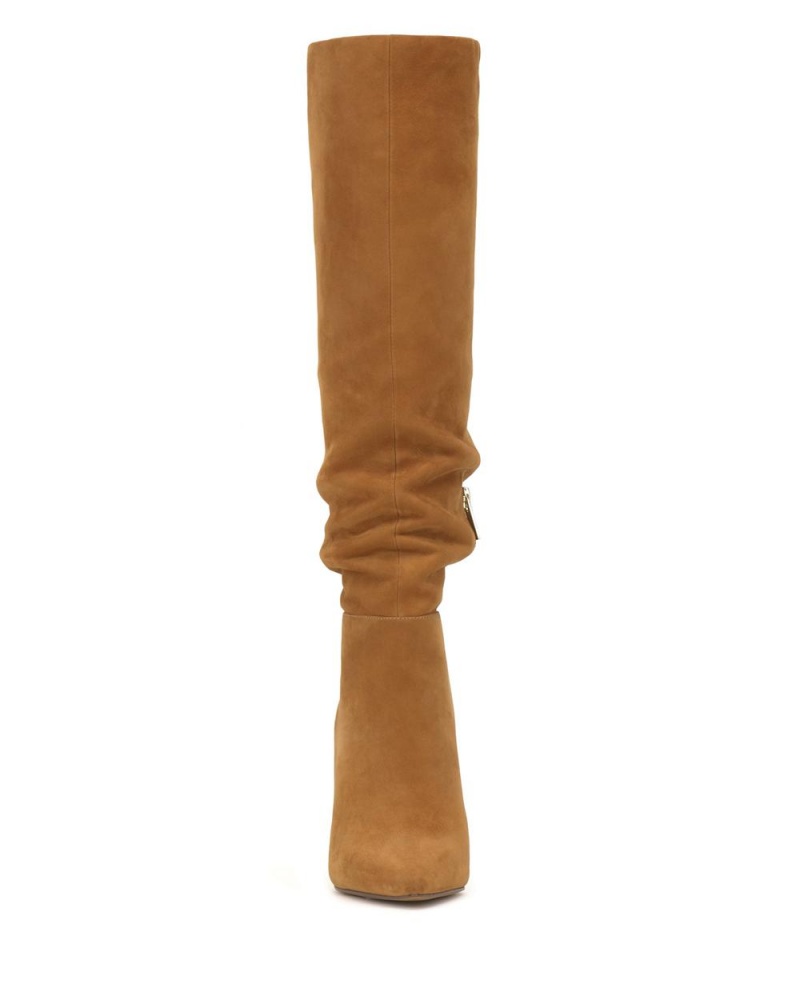 Botas Hasta La Rodilla Vince Camuto Kashleigh Mujer Golden Rod Suede | 430-BMGRAK