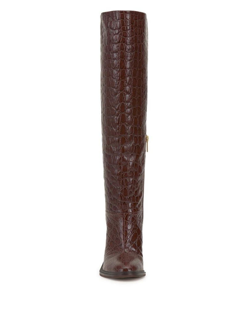 Botas Hasta La Rodilla Vince Camuto Pendarie Wide-Calf Mujer Marrones Chocolate | 068-ZTAVRX