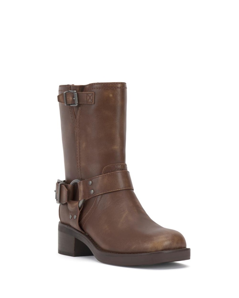 Botas Media Pierna Vince Camuto Kaemie Mujer Marrones Oscuro | 403-SBLWGZ