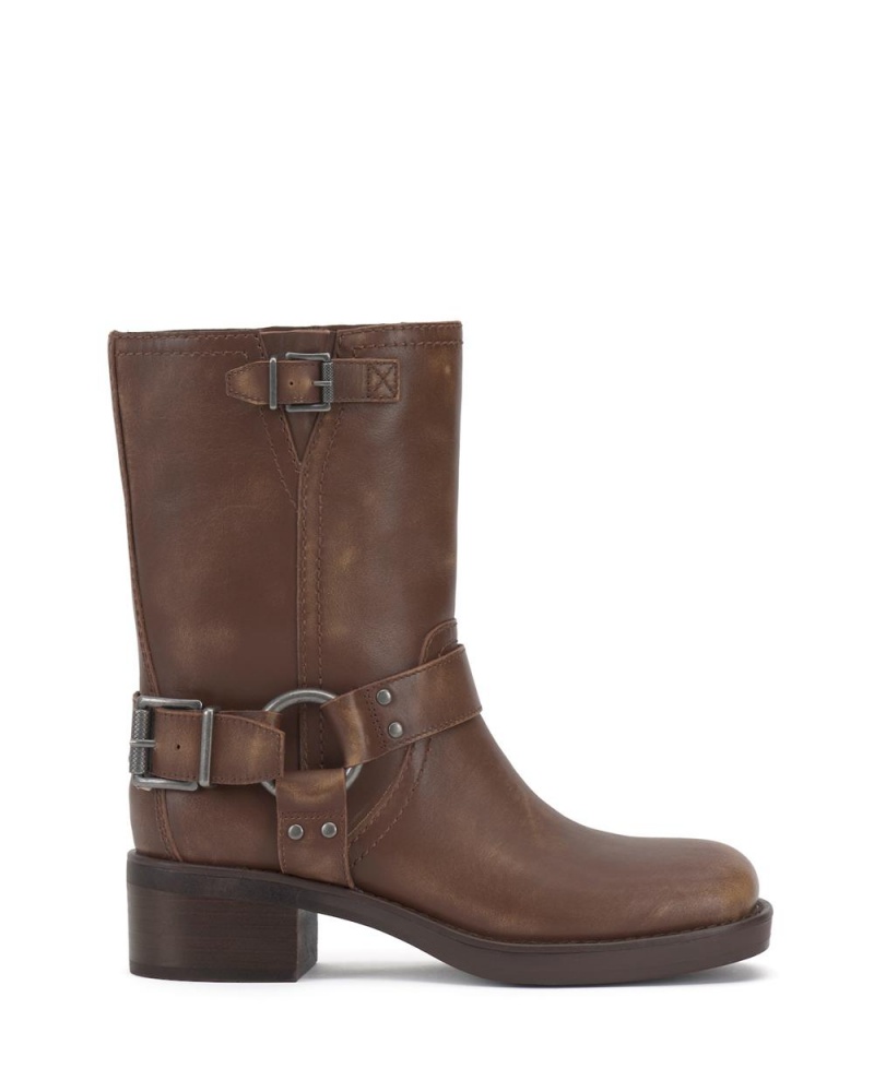 Botas Media Pierna Vince Camuto Kaemie Mujer Marrones Oscuro | 403-SBLWGZ