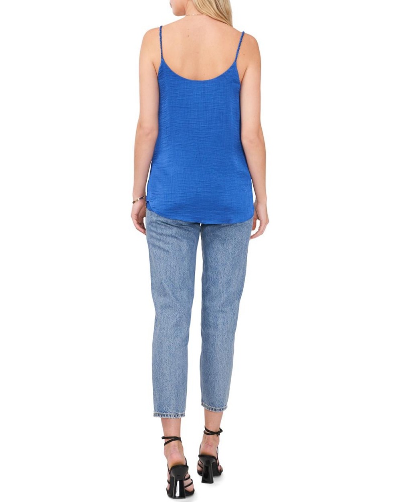 Camiseta Tirantes Vince Camuto Ruched Braid-Detail Mujer Azules | 987-NAXVIS