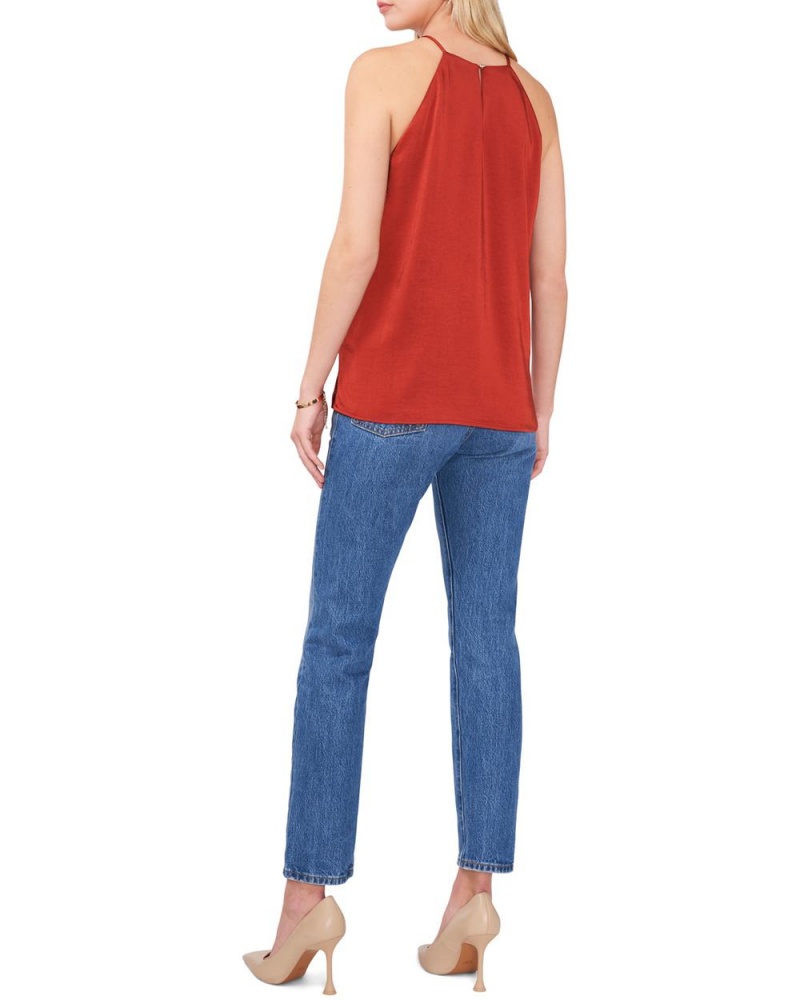 Camiseta Tirantes Vince Camuto Satin Mujer Rojas | 089-LDEKMF