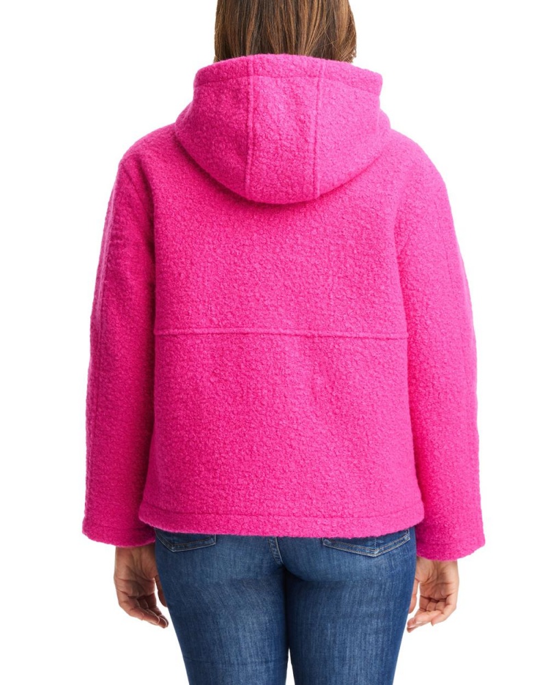 Casacas Vince Camuto Hooded Boucle Mujer Moradas | 968-BTGAUV